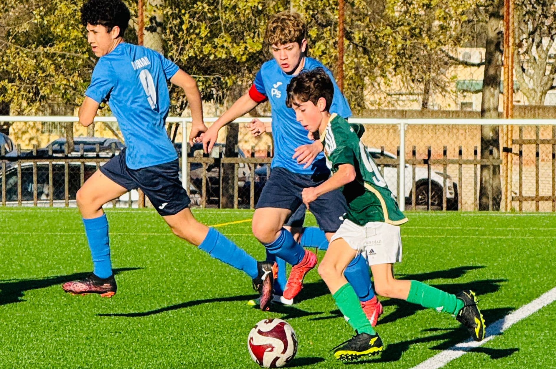 Partido entre Pebetero Olímpico B y Cacereño E en categoría infantil Judex